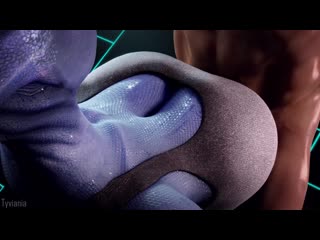 awf liara boobs - mass effect by tyviania