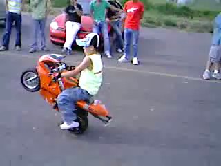 small but already cool biker