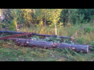 usual russian ingenuity when loading logs